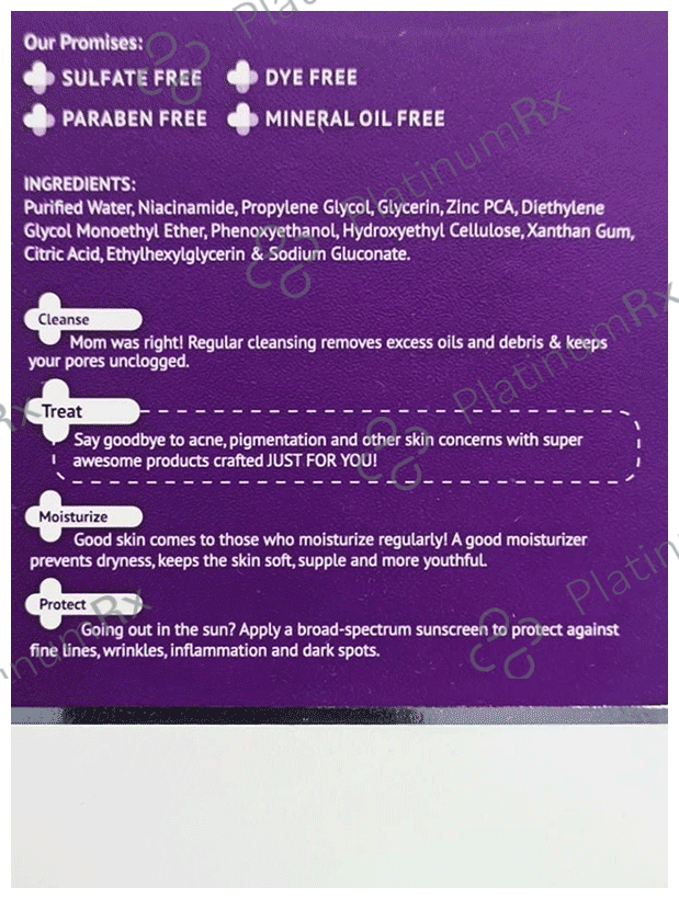 The Derma Co 10% Niacinamide Face Serum with Zinc & Vitamin B3 - For Acne Marks 30 ml