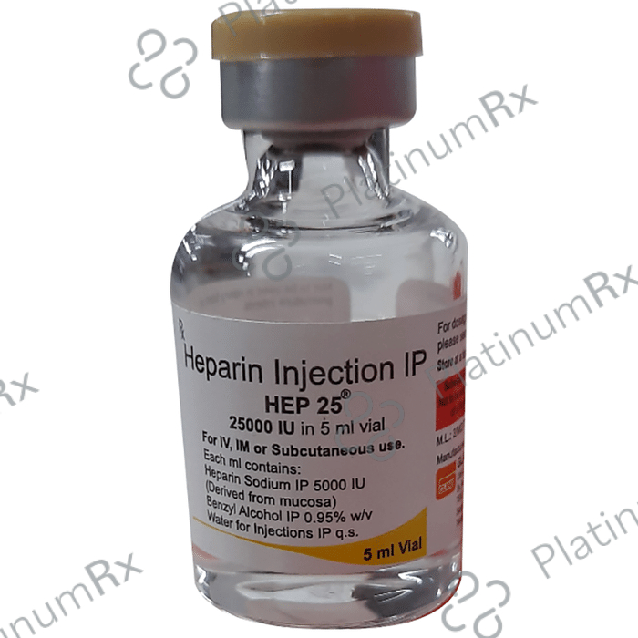 Hep 25000IU Injection 5ml