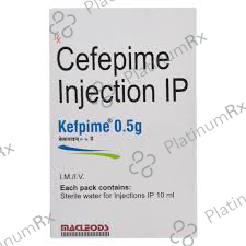 Kefpime 500mg Injection 10ml