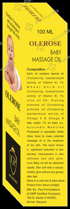 IGP Mediventures Olerose Baby Massage Oil