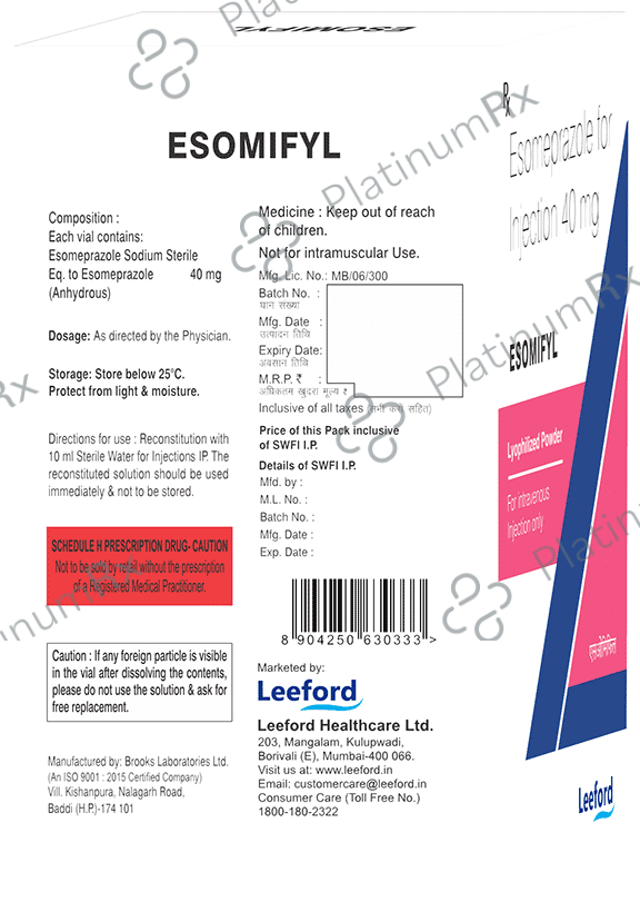 Esomifyl Lyophilized Powder