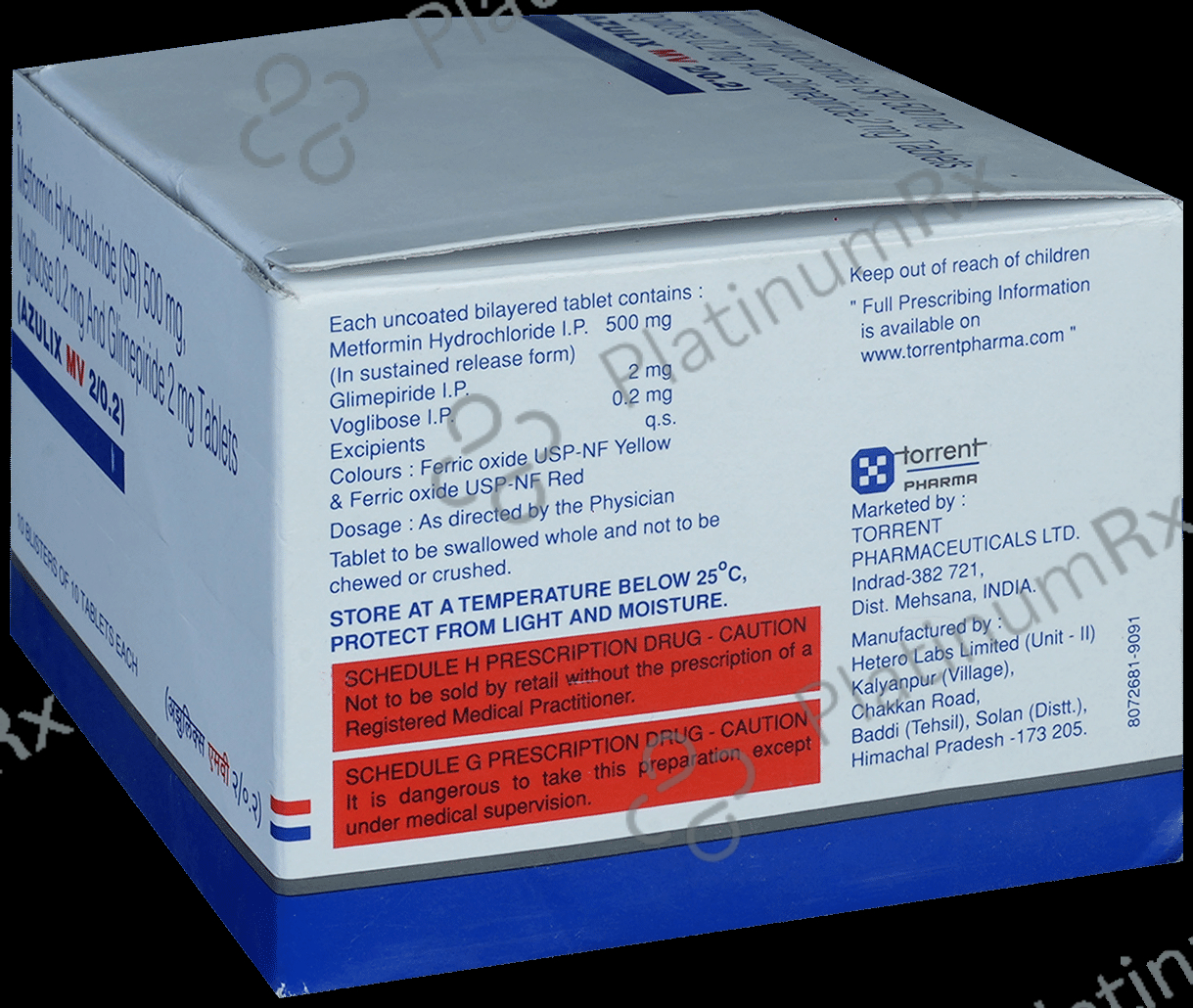 Azulix MV 2/500/0.2mg Tablet SR 10s