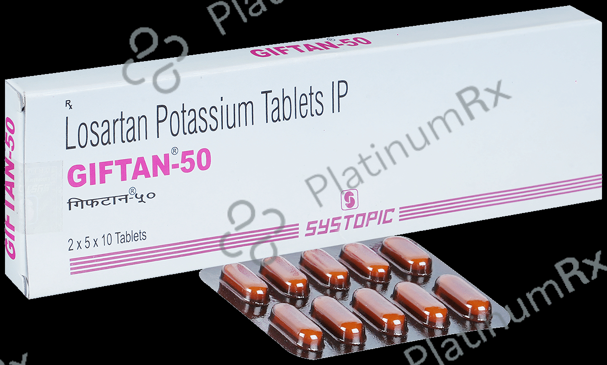 Giftan 50mg Tablet 10s