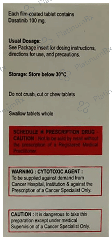 Dasashil 100mg Tablet