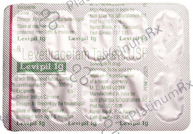 Levipil 1000mg Tablet 10s