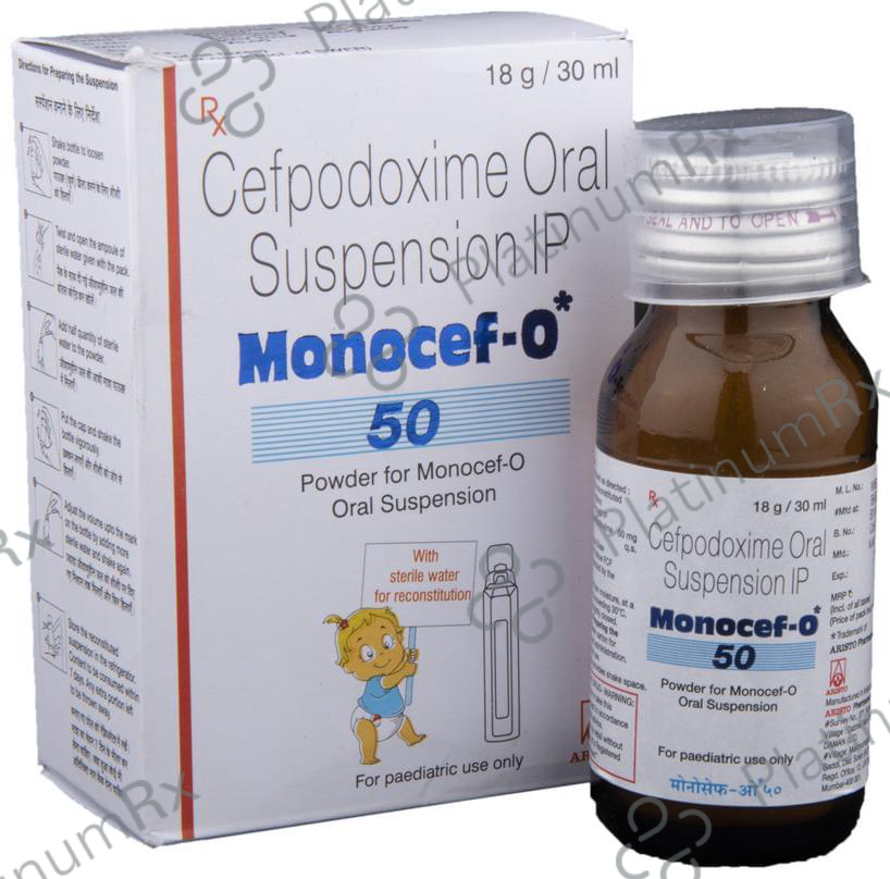 Monocef O 50mg Oral Suspension 30ml