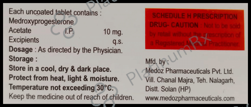 Medron 10 Tablet