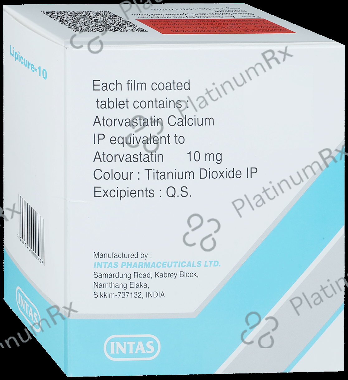 Lipicure 10mg Tablet 20s