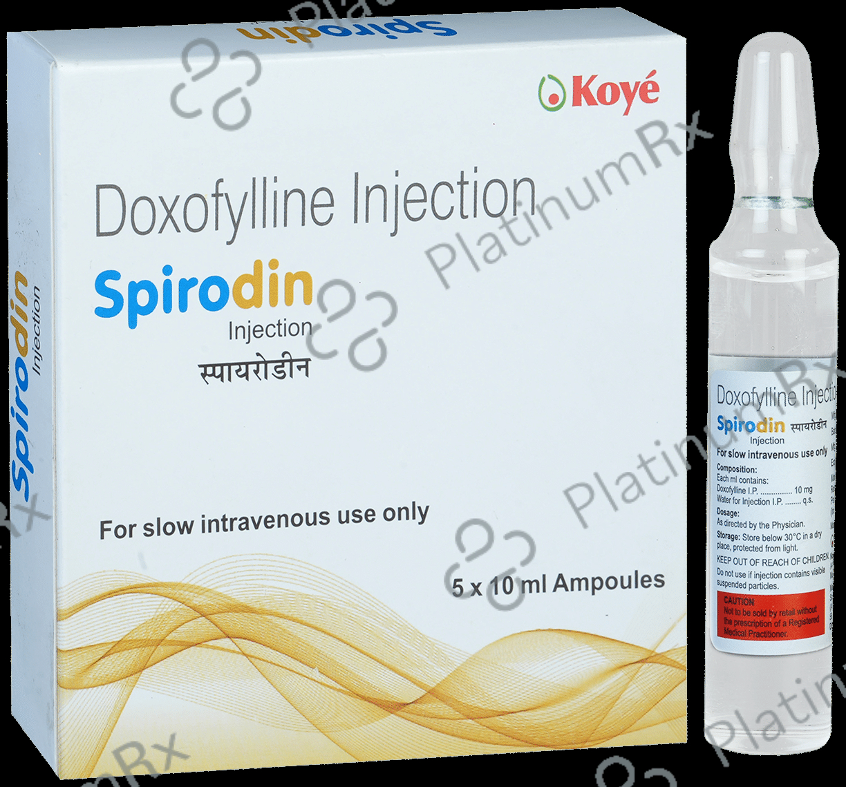 Spirodin 10mg Injection 10ml