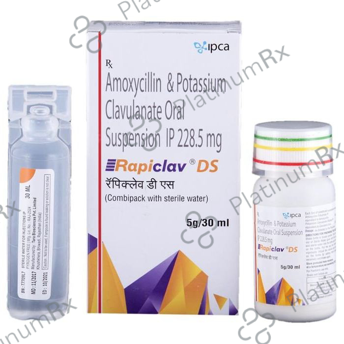 Rapiclav DS 228.5mg Oral Suspension 30ml