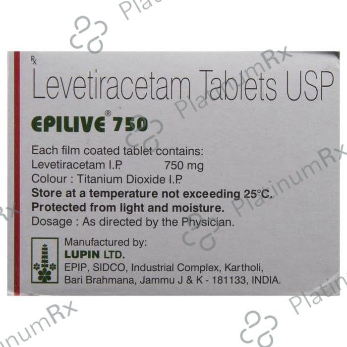 Epilive 750mg Tablet 10s