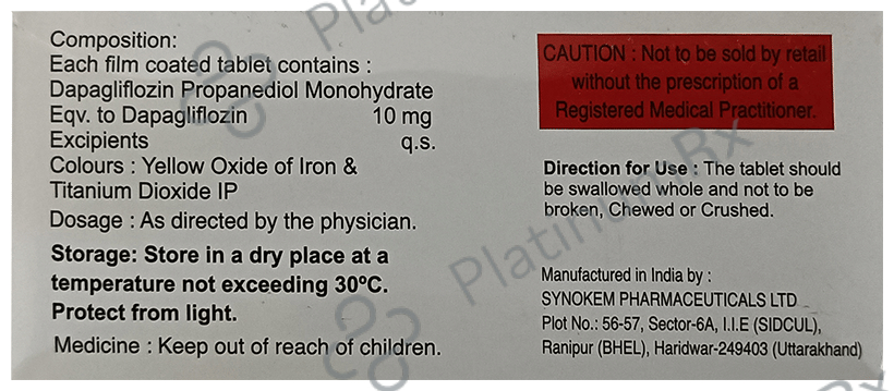 Dapaease Tablet