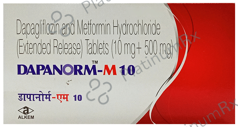 Dapanorm M 10/500mg Tablet ER 10s