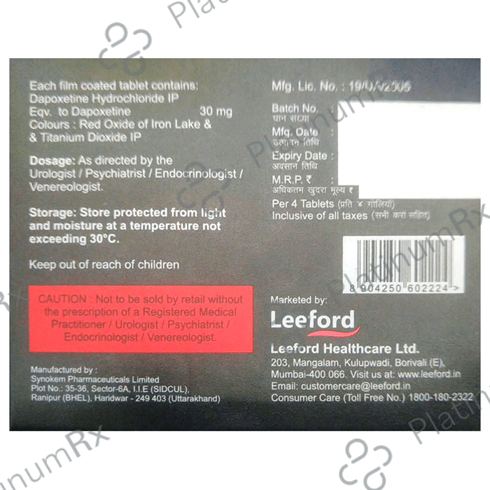 Long Drive 30mg Tablet