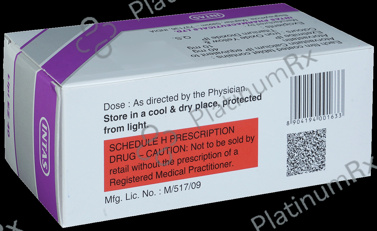 Lipi EZ 40/10mg Tablet 10s
