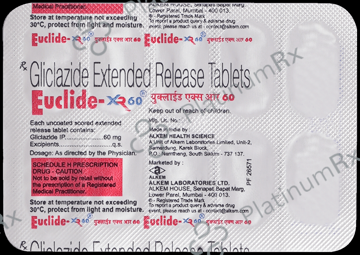Euclide 60mg Tablet XR 10s