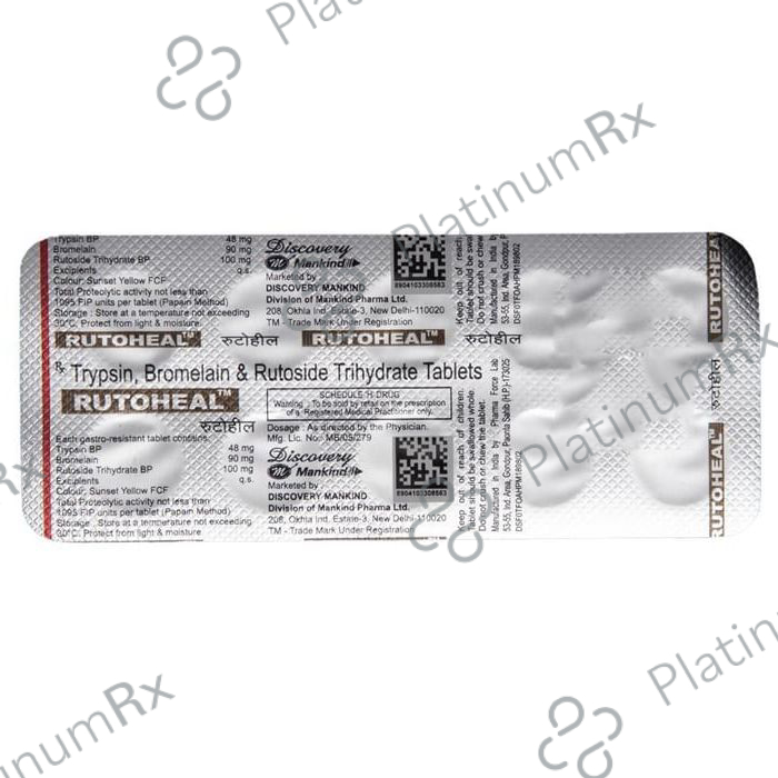 Rutoheal 90/100/48mg Tablet 10s