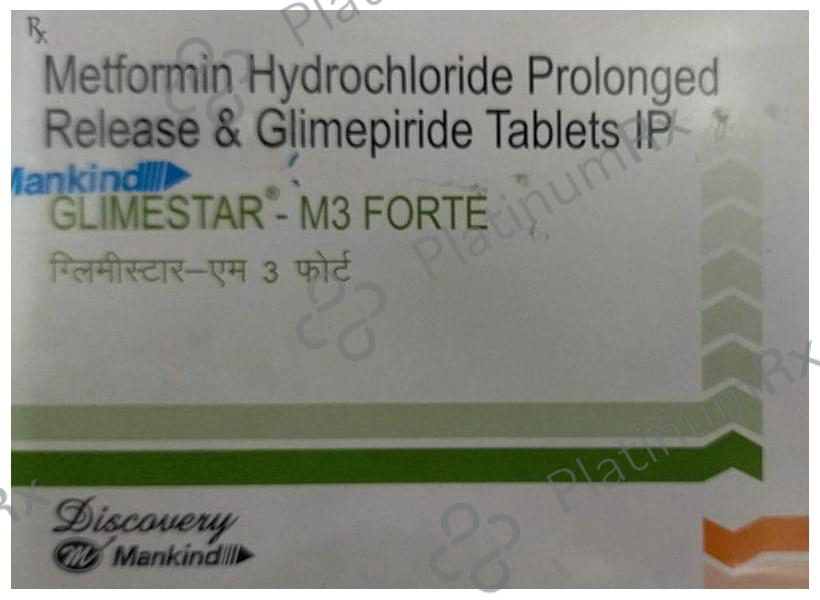 Glimestar M3 Forte 3/1000mg Tablet PR 10s