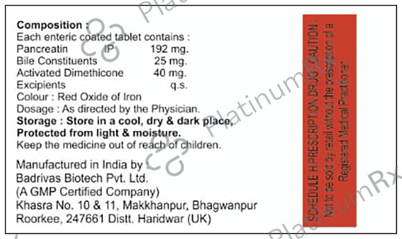 Pankroase Tablet