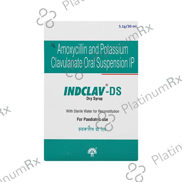 Indclav DS 200/28.5mg Syrup 30ml