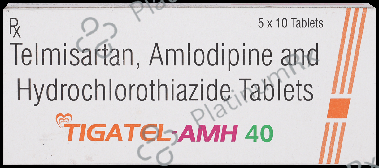 Tigatel AMH 40mg/5mg/12.5mg Tablet
