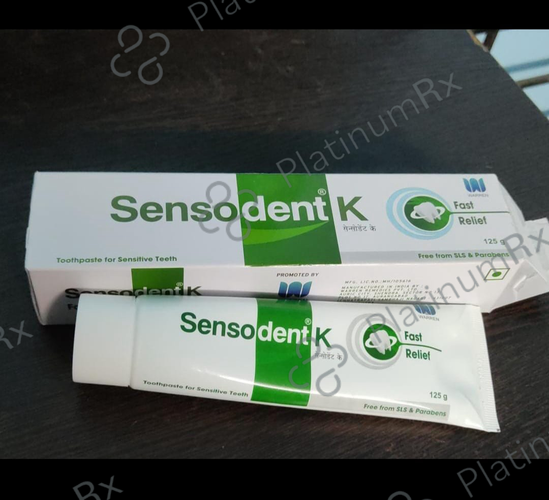 Sensodent K Fast Relief Toothpaste 125gm