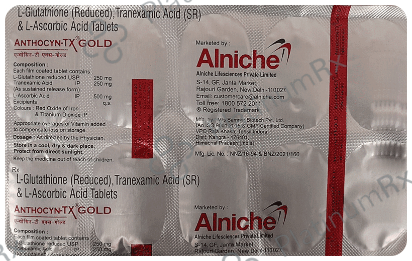 Anthocyn TX Gold Tablet 10s