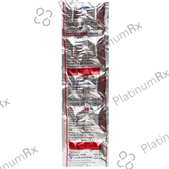 Rabetero L 75/20mg Capsule SR 10s