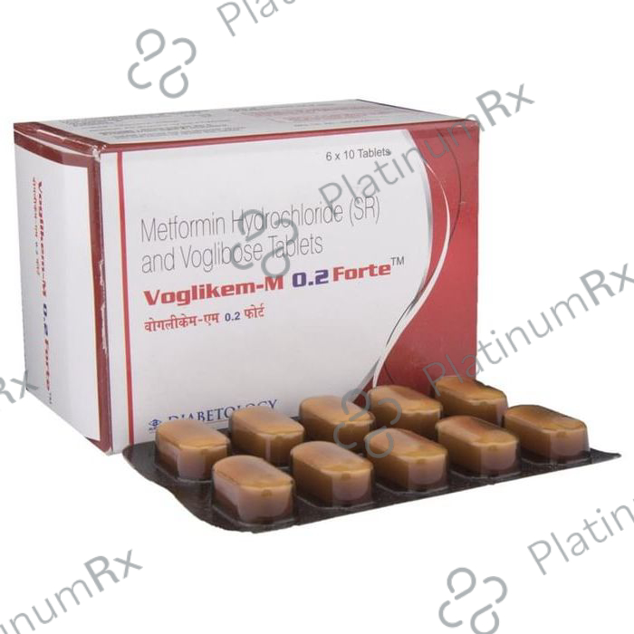 Voglikem M 0.2/1000mg Forte Tablet SR 10s