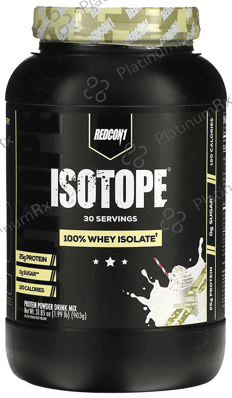 Redcon1 Isotope 100% Whey Isolate Powder Vanilla