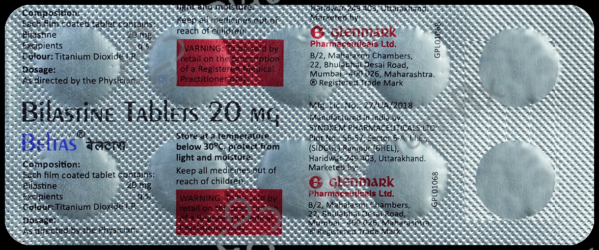 Beltas 20mg Tablet 10s