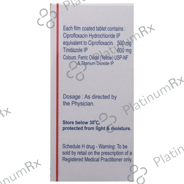Cifran CT 500/600mg Tablet 10s