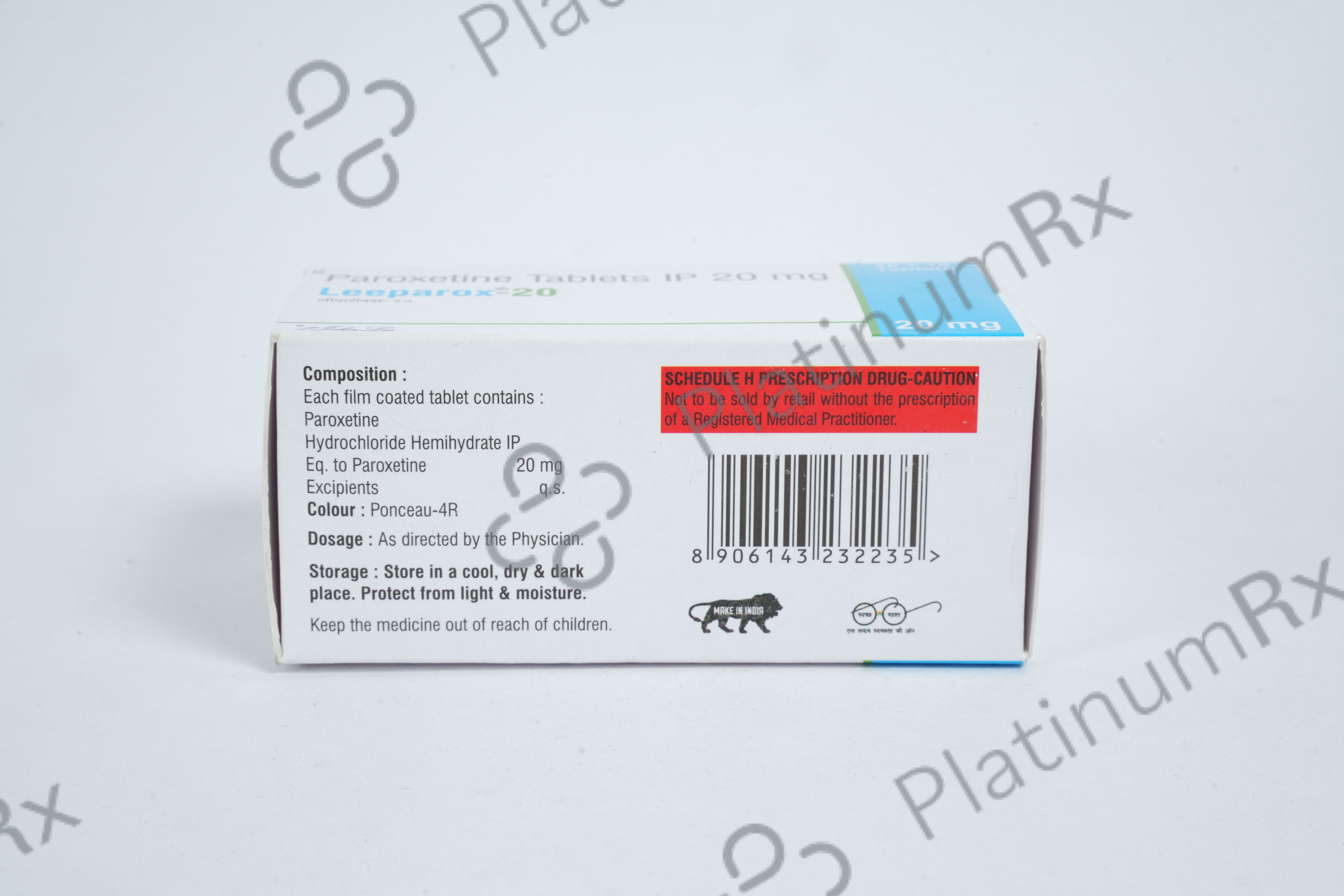 Leeparox 20mg Tablet 10s