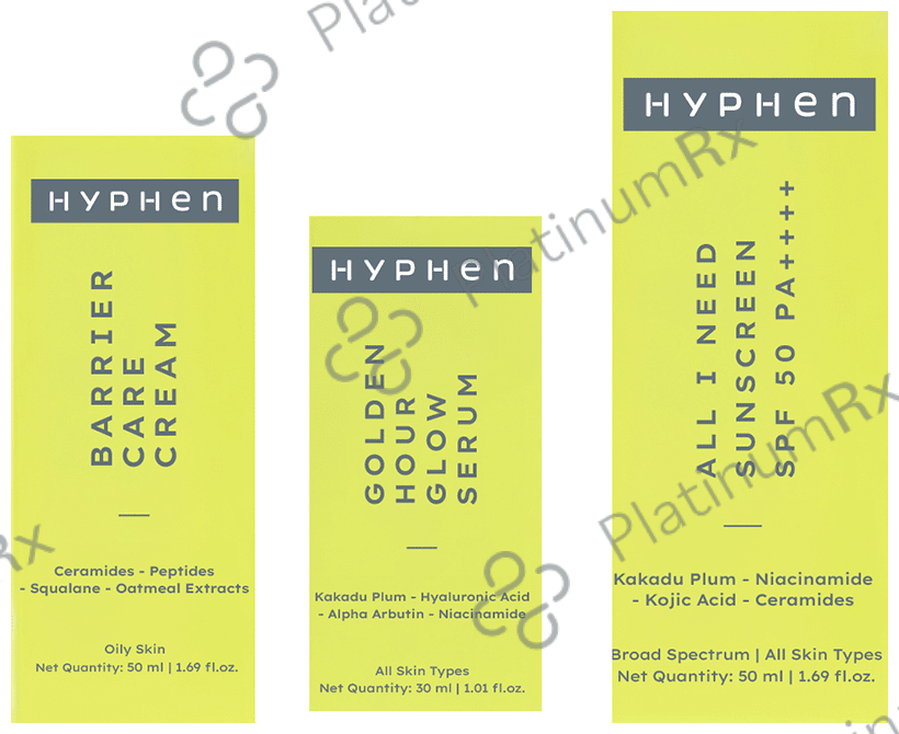Hyphen Hyphen Skincare Routine for Oily & Combination Skin