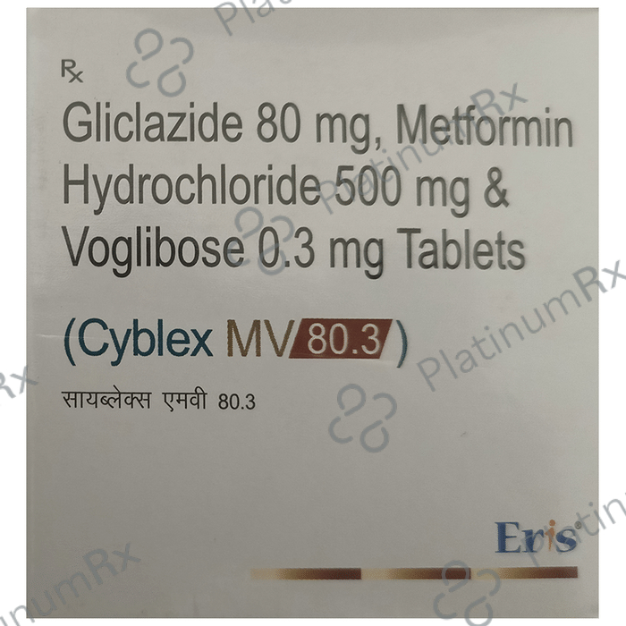 Cyblex MV 0.3/500/80mg Tablet 15s
