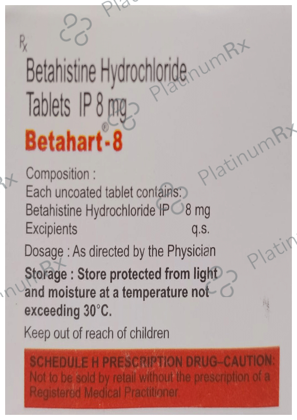 Betahart 8 Tablet