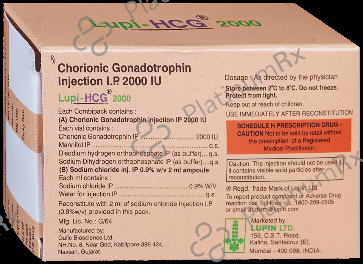 Lupi HCG 2000 Injection 1s