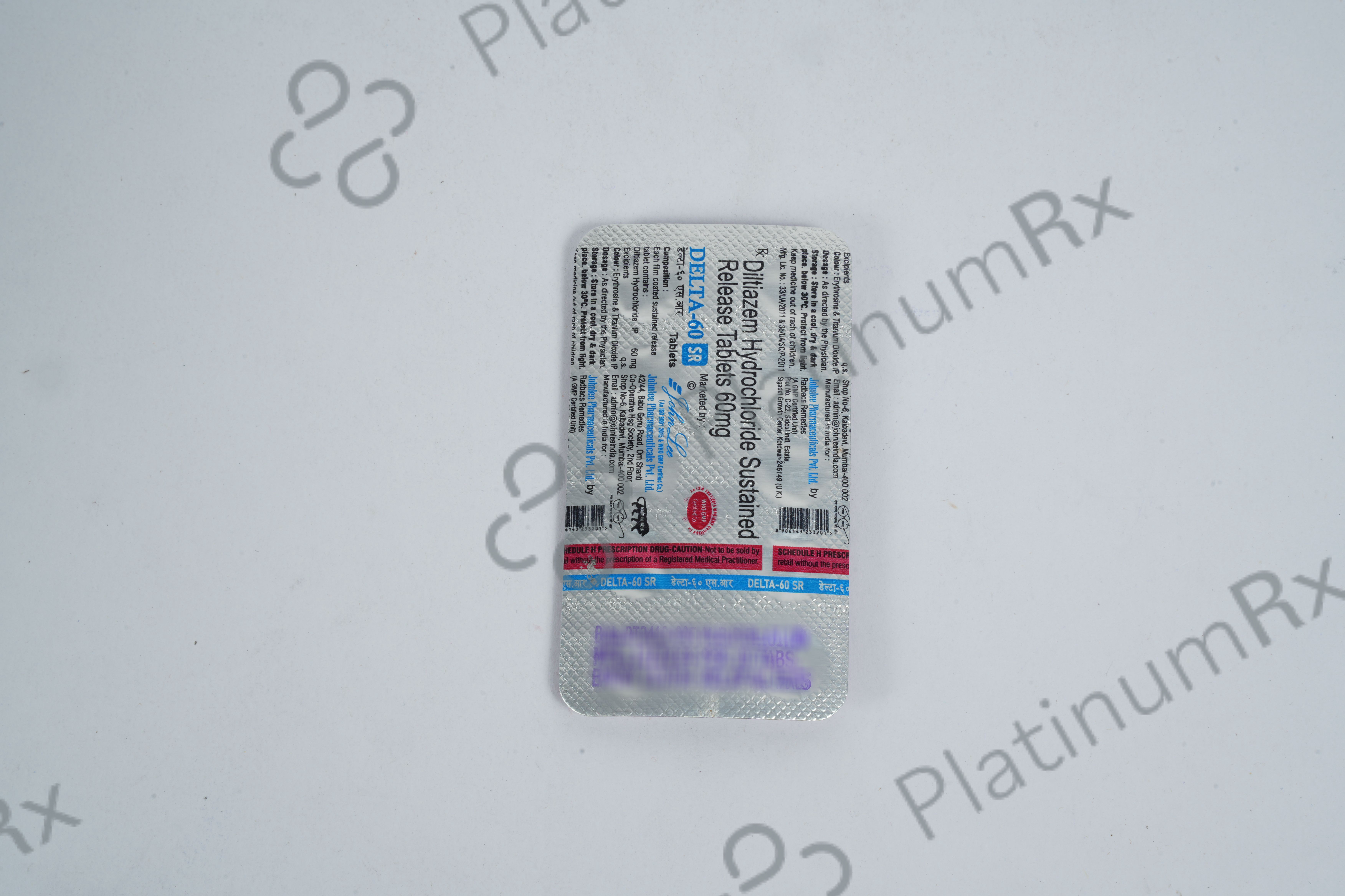 Delta 60mg Tablet SR 10s