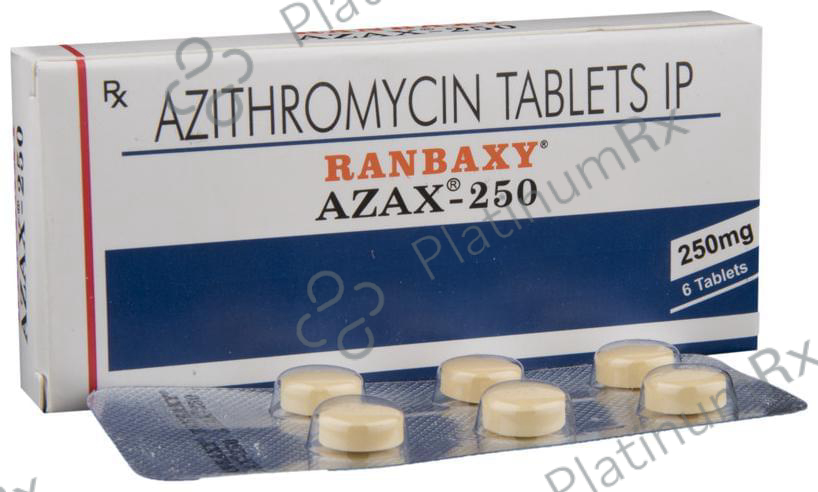 Azax 250mg Tablet 6s