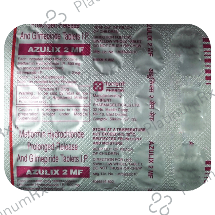Azulix 2 MF 2/500mg Tablet 15s