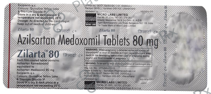 Zilarta 80mg Tablet 10s