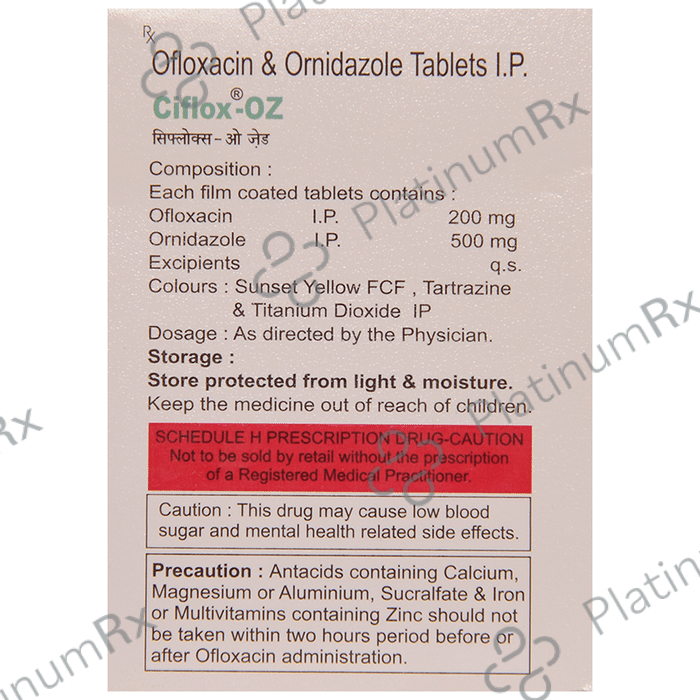 Ciflox-OZ Tablet