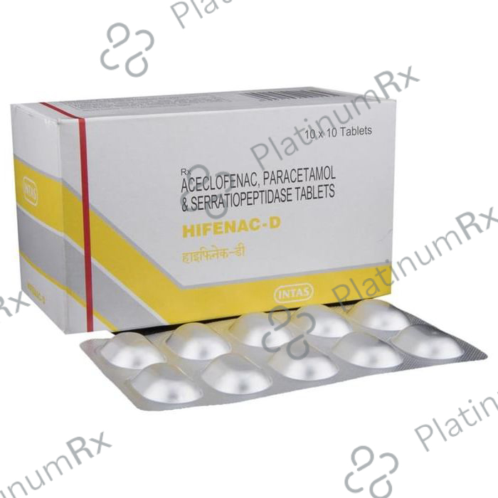 Hifenac D 100/325/15mg Tablet 10s