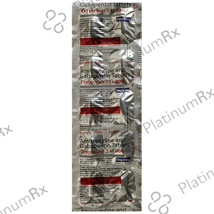 Tryptomer G 300/10mg Tablet 10s