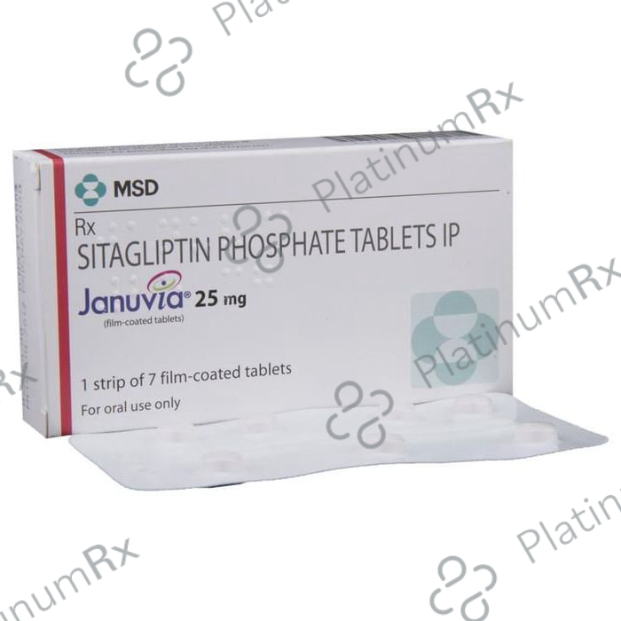 Januvia 25mg Tablet 7s
