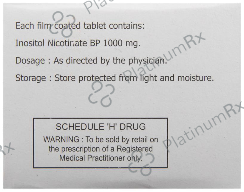 Niacin NF 1000mg Tablet 10s