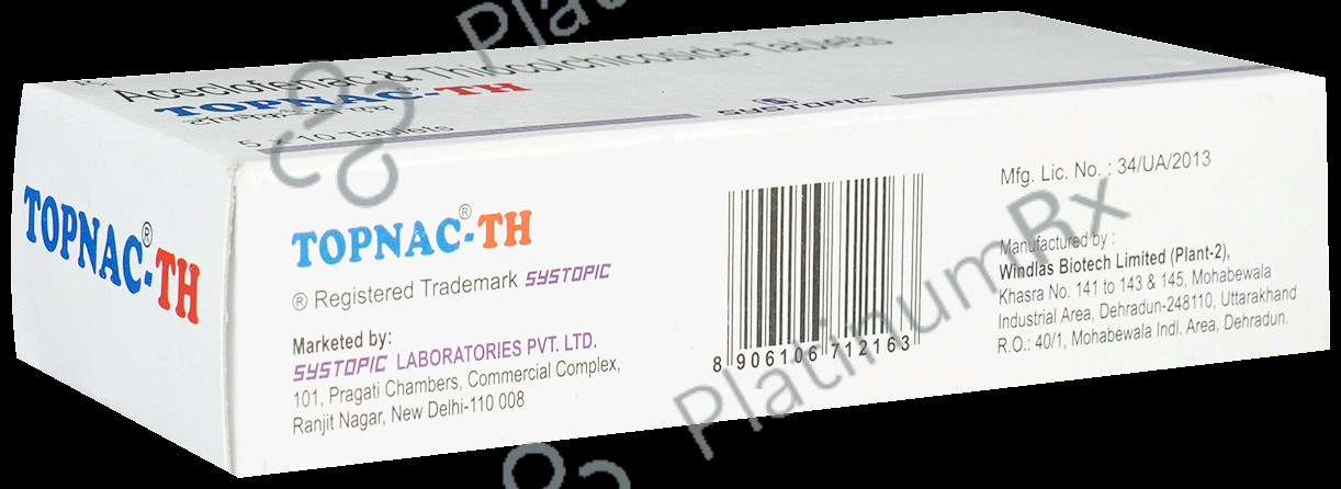 Topnac TH 100/4mg Tablet 10s