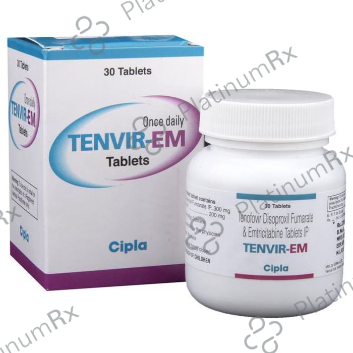 Tenvir EM 200/300mg Tab 30s