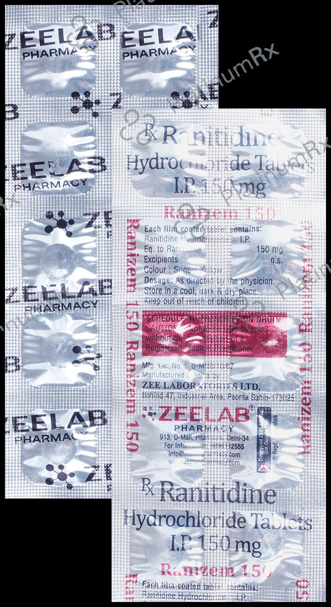 Ranizem 150mg Tablet