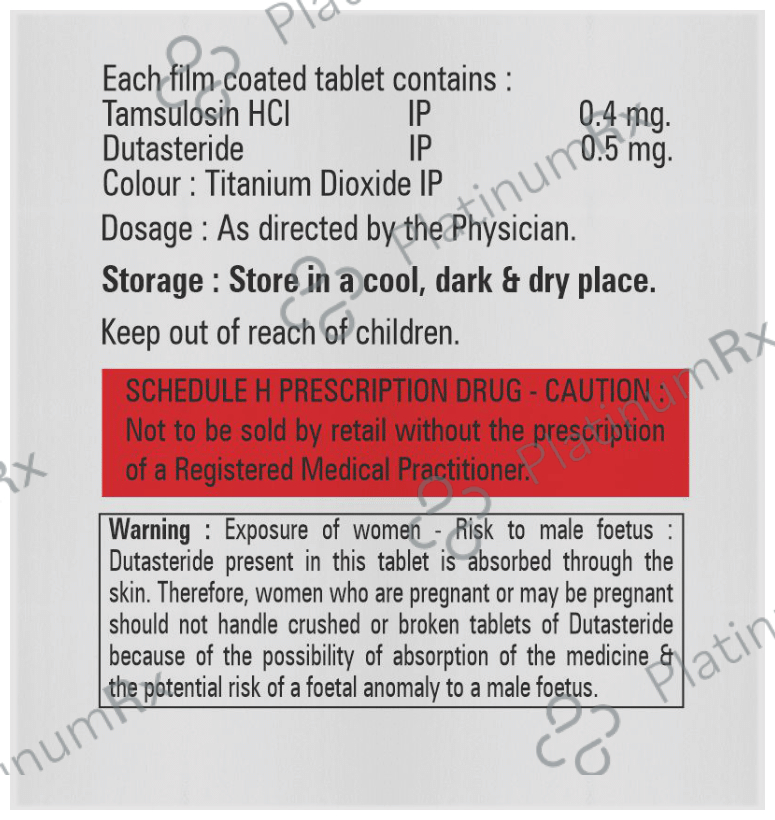 Urislash D 0.4mg/0.5mg Tablet MR